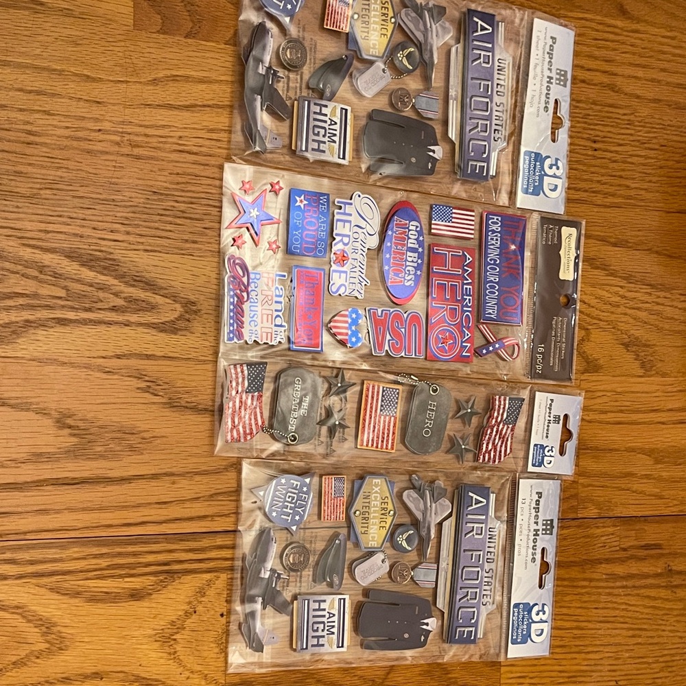 Air Force Themed Home Accent Stickers